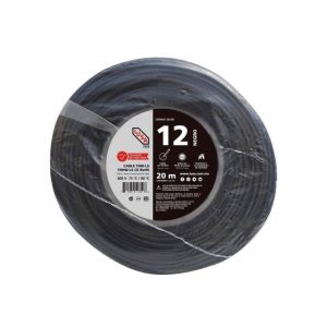 CABLE THW-LS CAL.12 90 C 600V NEGRO ROLLO 20M (IUSA)