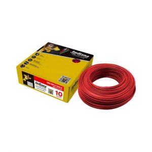 CABLE THW-LS CALIBRE 10 90 C 600V ROJO ROLLO (INDIANA)